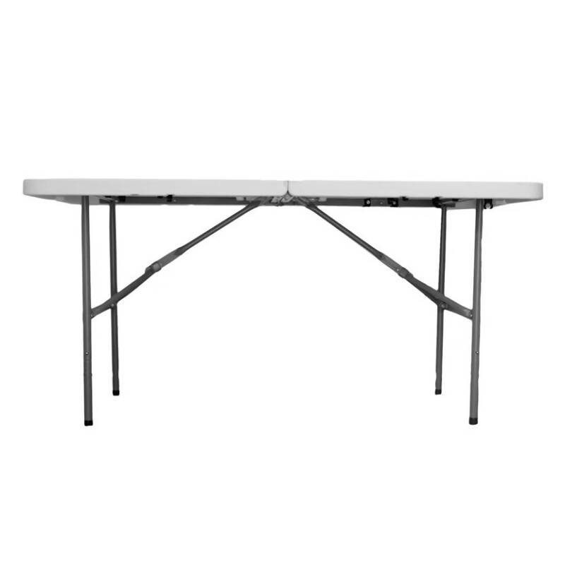 Mesa Plegable Rectangular Blanca 150 cm - Práctica y Duradera para Hogar y Eventos Mesa Plegable Rectangular Blanca 150 cm - Práctica y Duradera para Hogar y Eventos