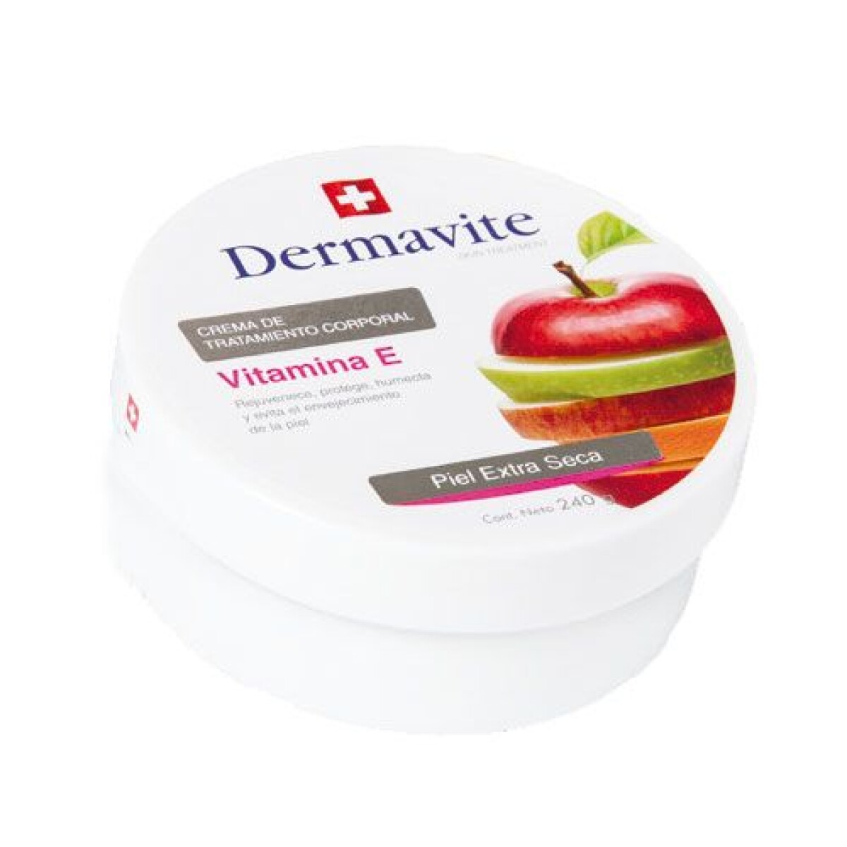 Dermavite Crema Corporal Tratamiento Vitamina E 240gr – Hidratación y Reparación