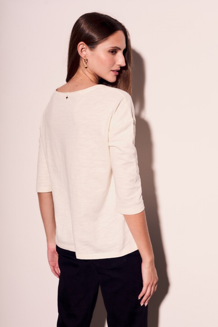 Remera Algodón Nácar