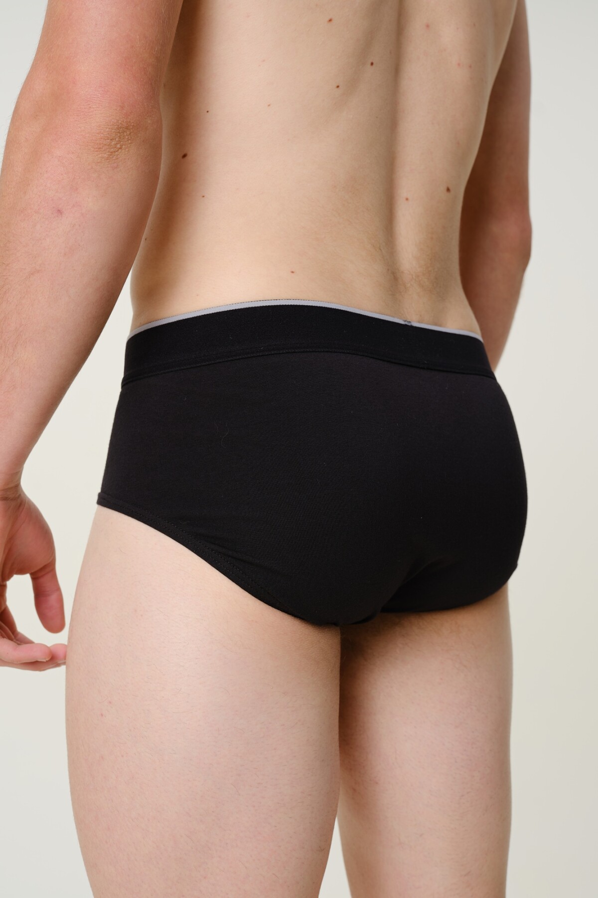 Slip Algodón Negro