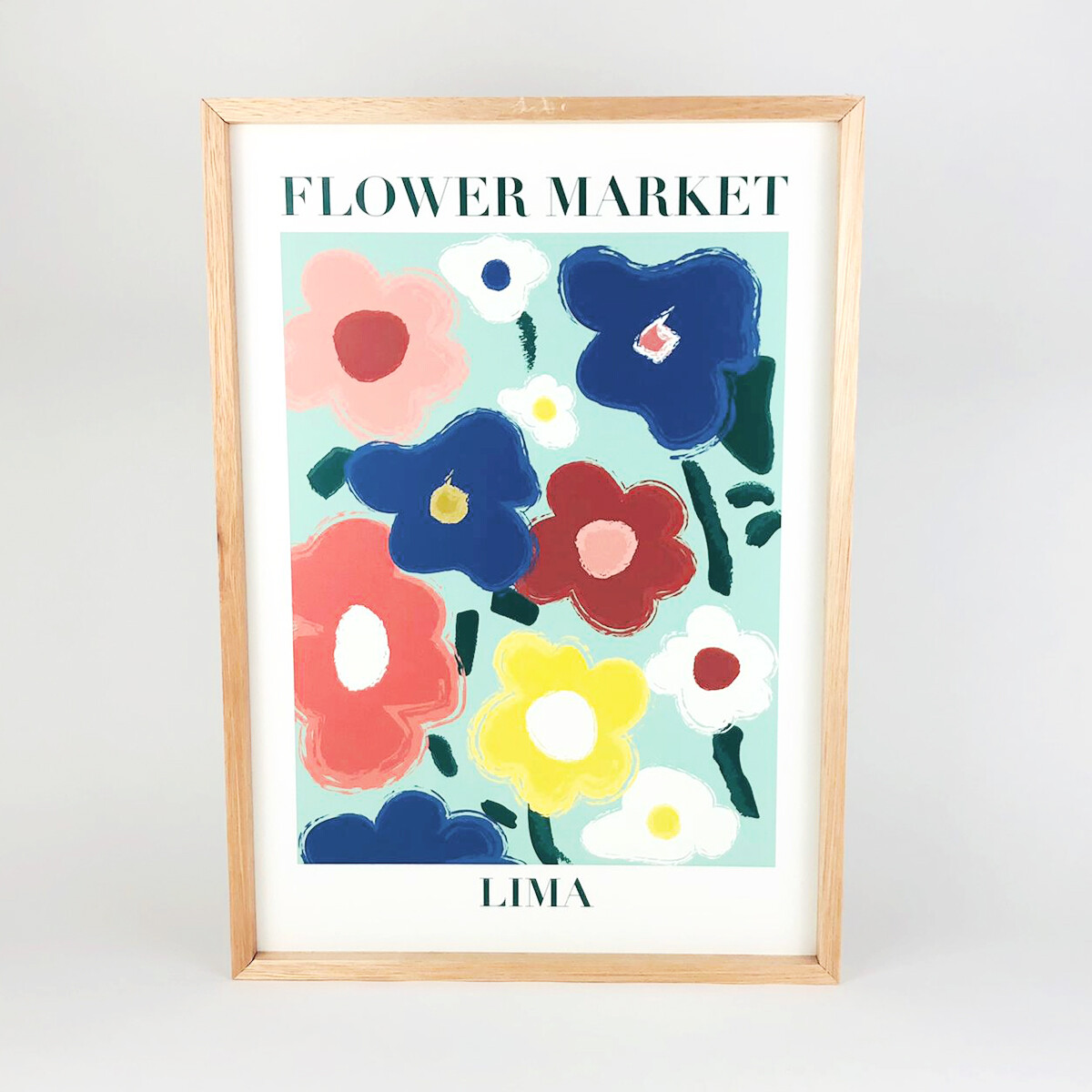 Cuadro 37 X 52 Cm - Flower Market 