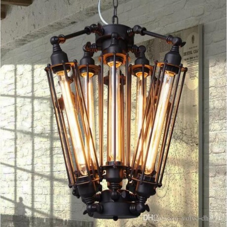 Lampara Led Filamento Vintage modelo Tubular larga 30 cm 6w Lampara Led Filamento Vintage modelo Tubular larga 30 cm 6w