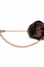 Pin para el Ojal Diseño Flor CHOCOLATE