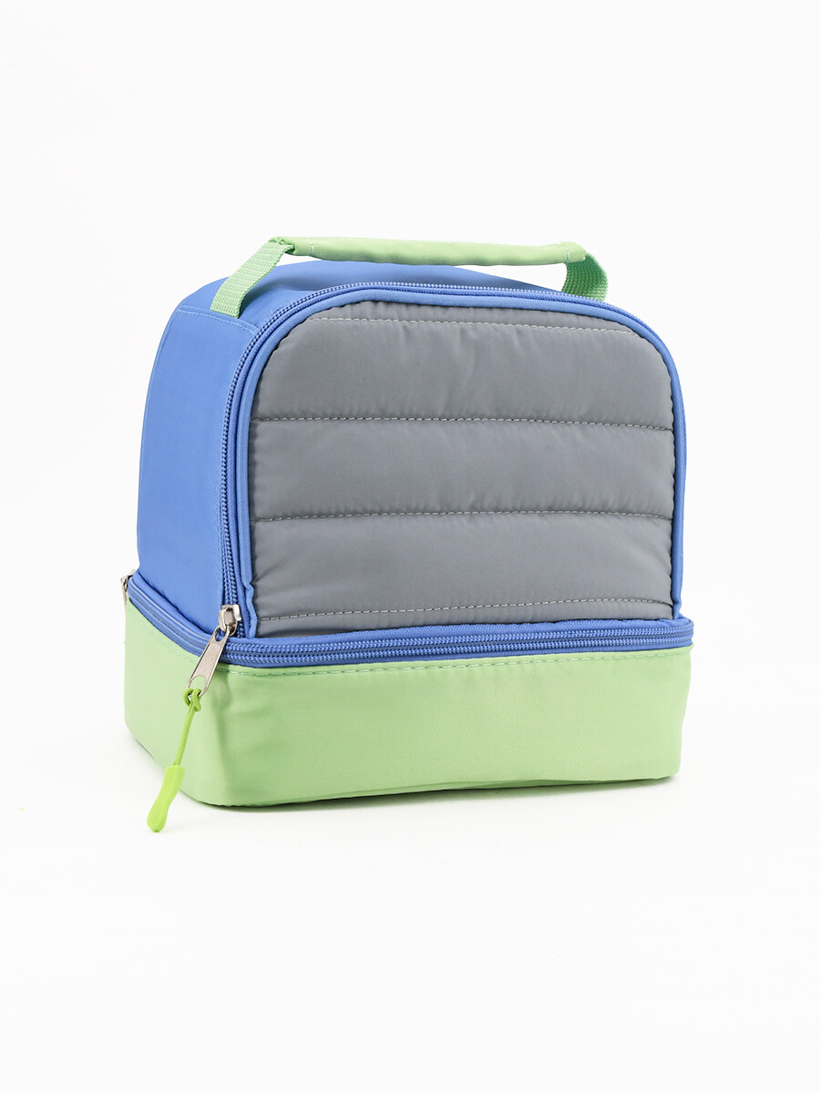 LUNCHERA CON REPARTICIÓN INTERIOR - GRIS 