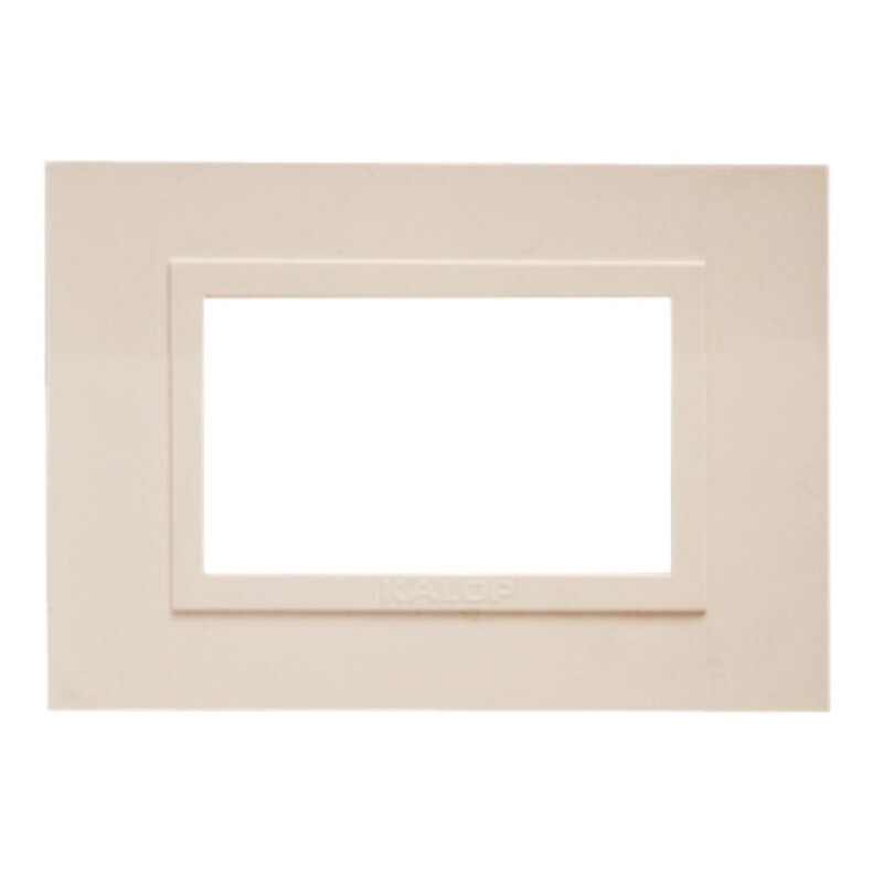 PLACA 3 MODULOS ZEN BASIC. MARFIL PLACA 3 MODULOS ZEN BASIC. MARFIL