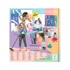 Popstar para diseñar y colorear con telas, moldes y stickers Popstar para diseñar y colorear con telas, moldes y stickers