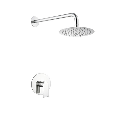 Griferia Ducha Embutir CROMO - Serie Salemi CROMO
