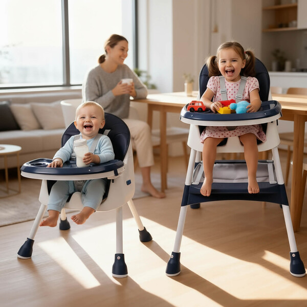 Silla De Bebe Para Comer Plegable Asiento 2 En 1 Arnes Cinturon Seguridad 3 Puntos Imback Color Azul Silla De Bebe Para Comer Plegable Asiento 2 En 1 Arnes Cinturon Seguridad 3 Puntos Imback Color Azul