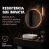 Placa PVC Símil Mármol Utilizables 2,2X1,22 Resistente 3Mm Negro