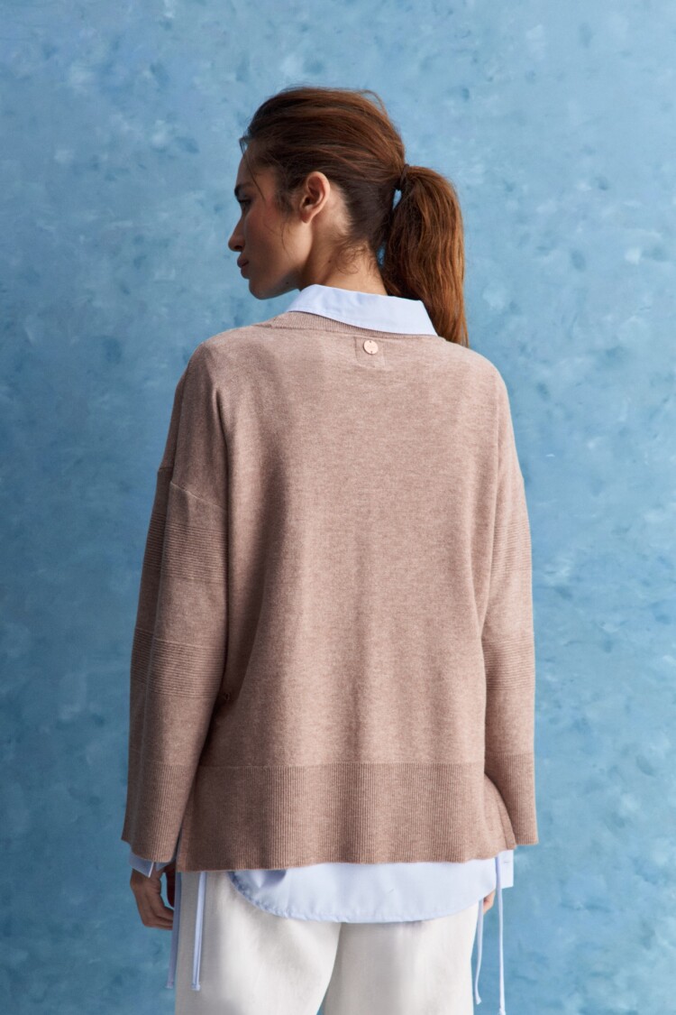 SWEATER WILLY Tostado