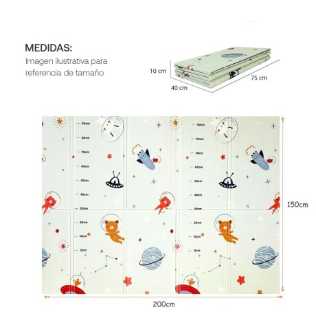 Alfombra Infantil Bebesit Plegable Reversible Antideslizante A