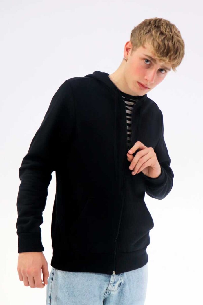 CAMPERA HERING UNISEX Negro