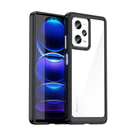 Case Transparente con Borde de Color Xiaomi Note 12 Pro 5G Black