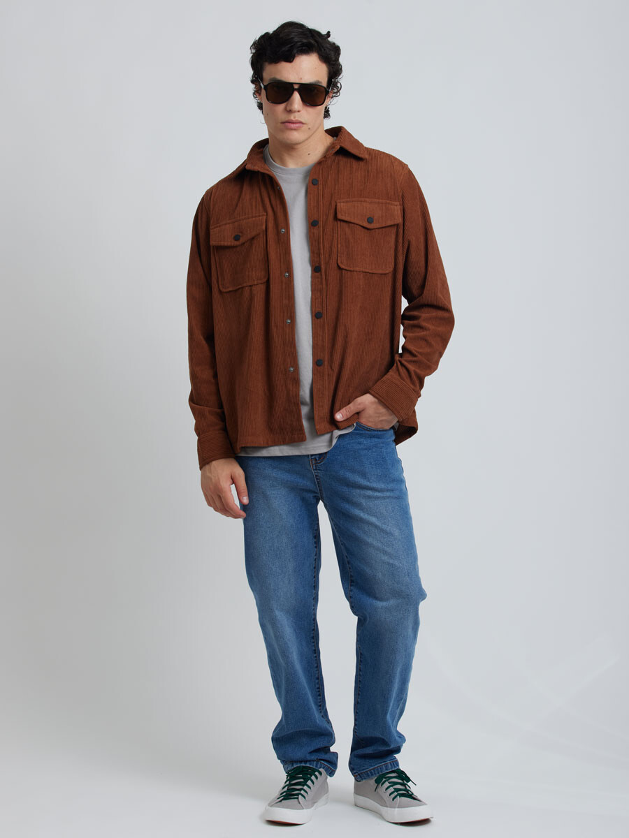 CAMISA KELLAN DIXIE Marrón