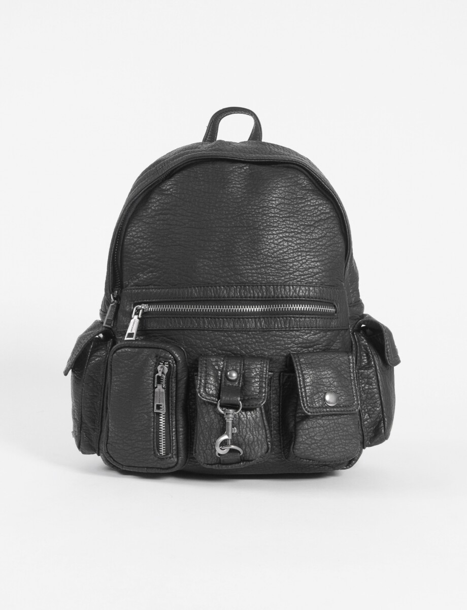 Mochila soft bolsillos - peltre 