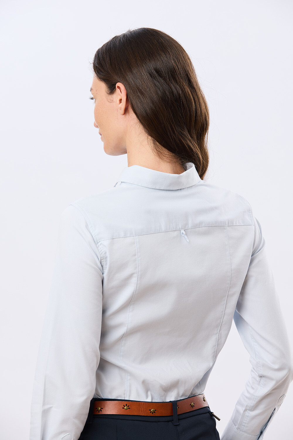 CAMISA LISA Celeste