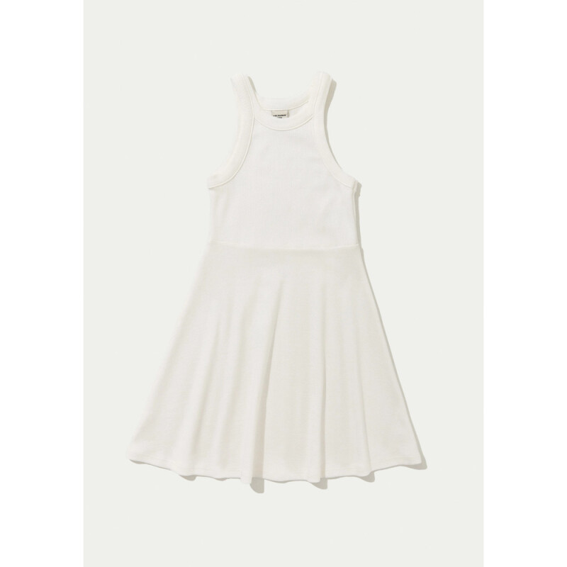 VESTIDO CURTO FEM BEGE CLARO