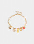 Pulseras Flexibles De metal Pulsera Flexible Multidijes - Dorado