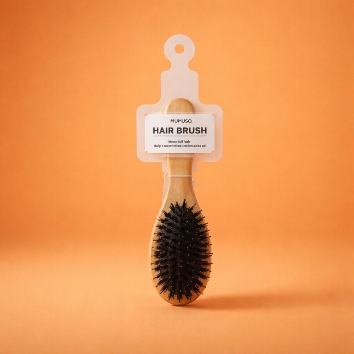 CEPILLO DE PELO DE MADERA OVALADO (PELO DE COLA DE CABALLO/S) 