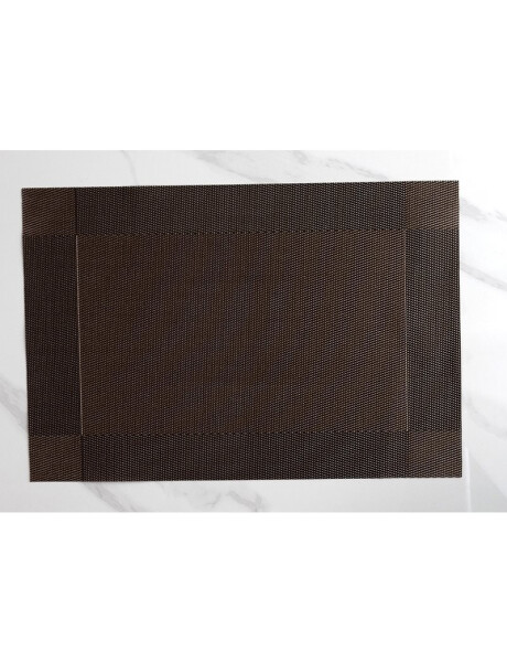 INDIVIDUAL PVC RECUADRO 45x30CM MARRON INDIVIDUAL PVC RECUADRO 45x30CM MARRON