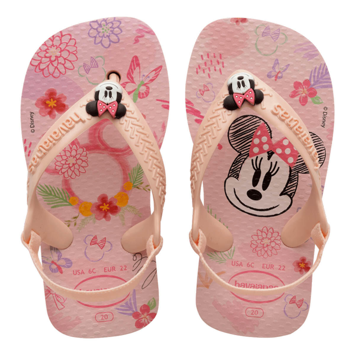 Havaianas Calzado Infantil Chancleta Ojota Sandalia - Minnie-Mouse 