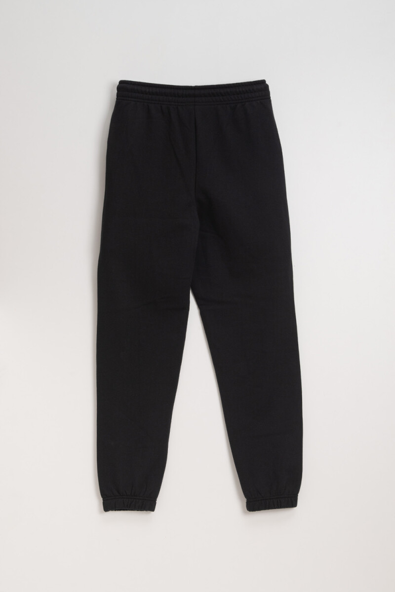 Pantalón deportivo con elástico Negro