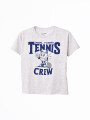 REMERA OVER CREW GRIS MELANGE M