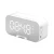 Reloj Despertador Kimiso K10 Parlante Bluetooth Temperatura Variante Color Blanco