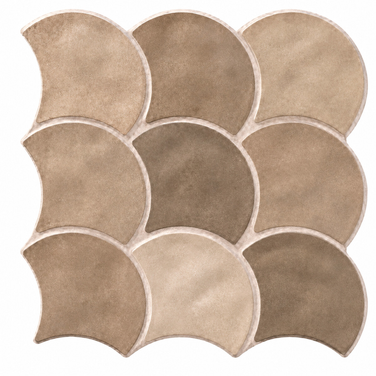 Porcelanato Scale Mud "a" 30.7x30.7 Cm 