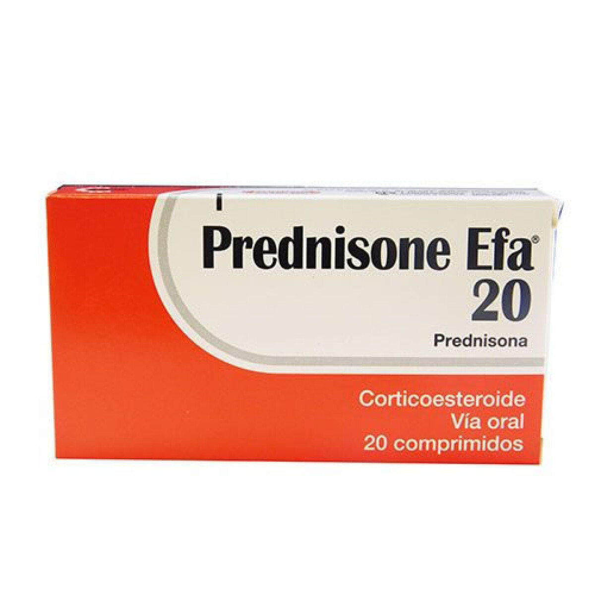 Prednisone EFA 20 mg x20 Comprimidos | Uso Anti-Inflamatorio Controlado