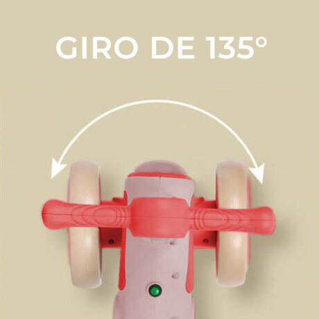 Triciclo Andador Buggy 1-3 años Con Música Y Luces Rosado