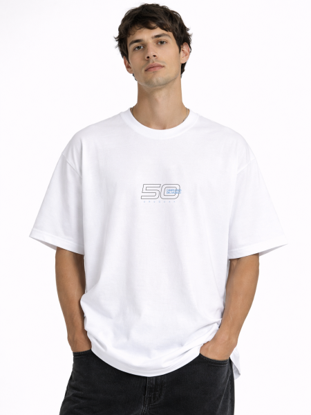 REMERA 50 BLANCO