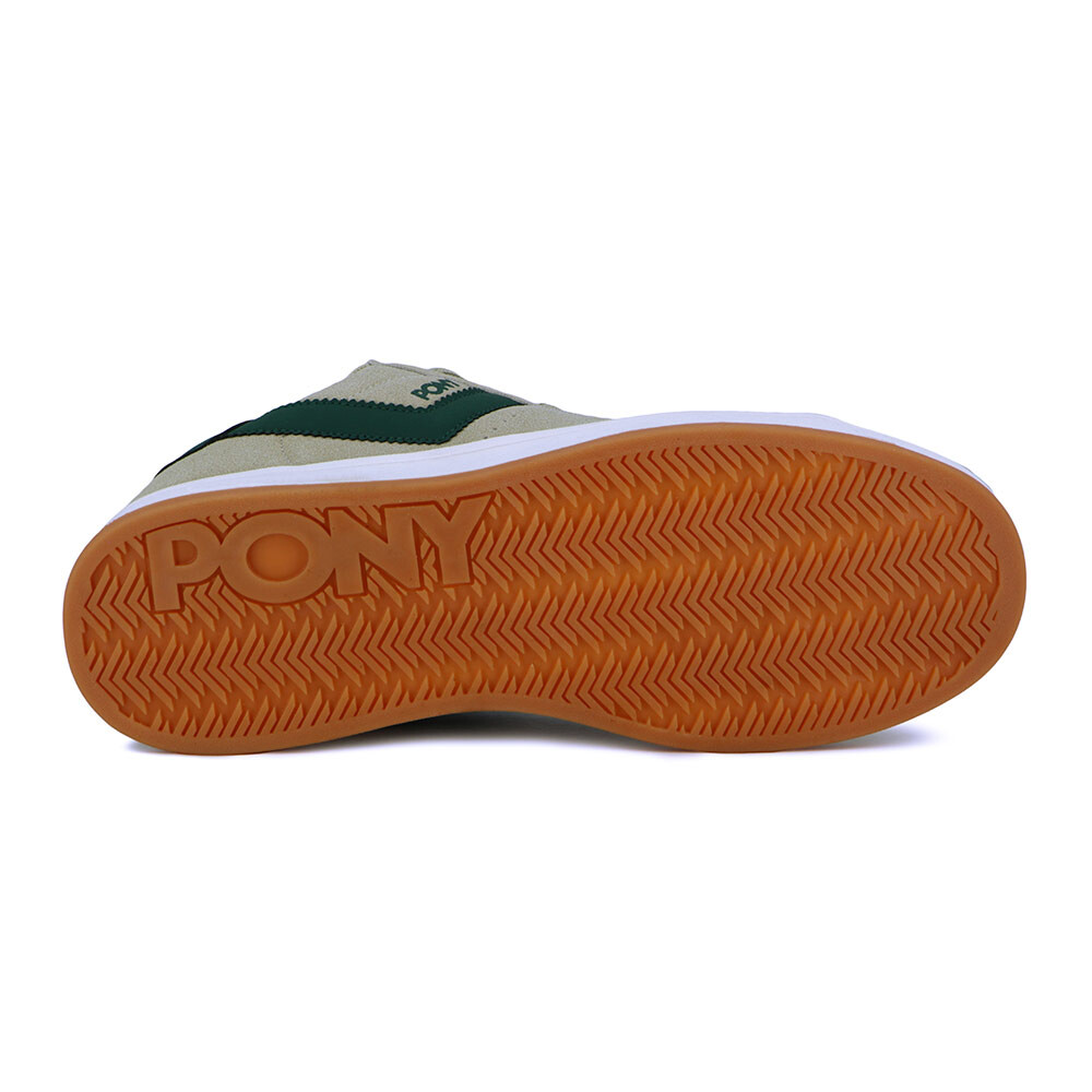 Pony Calzado Lifestyle Square Gamuza Hombre - Beige/Verde Beige-Verde