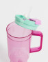 Accesorios Cocina Perrito Vaso Alto De Plástico Estampado. - Violeta Lila