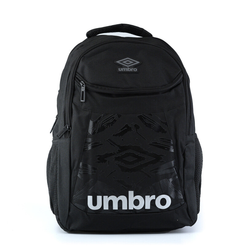 Mochila Umbro Small Pattern Negro - Plateado