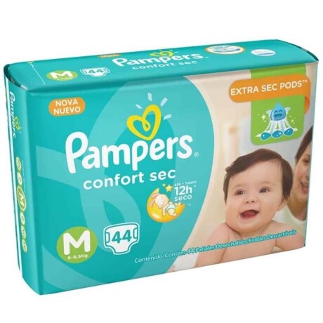 Pañales Pampers Confort Sec M 44 Unidades Pañales Pampers Confort Sec M 44 Unidades