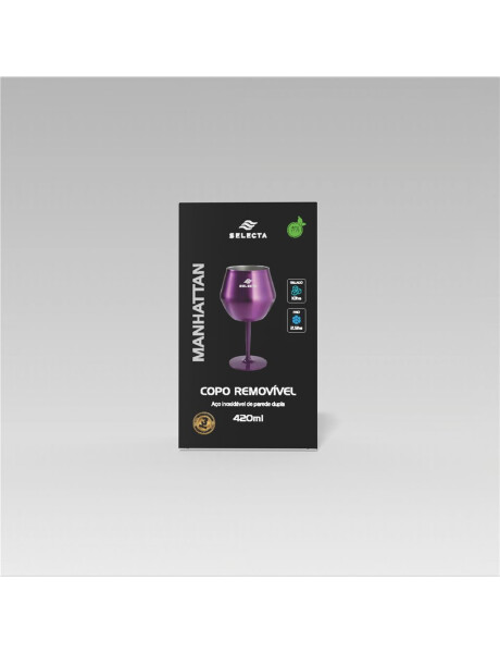 COPA ACERO 420 ML DESMONTABLE MANHATTAN NEGRO COPA ACERO 420 ML DESMONTABLE MANHATTAN NEGRO