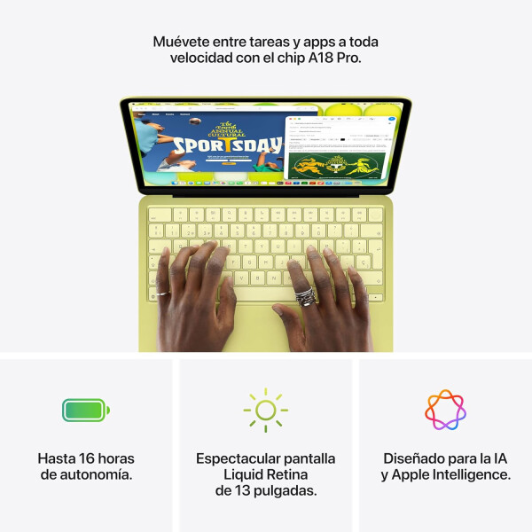 Apple Macbook Neo 8gb Ram 256gb Ssd 13" A18 Pro GRIS