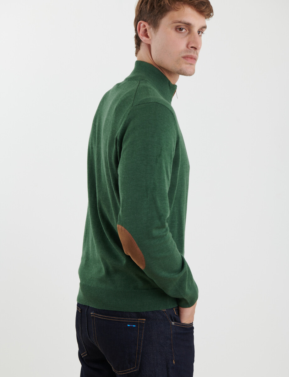 470996 SWEATER MEDIO CIERRE HARRINGTON LABEL Verde
