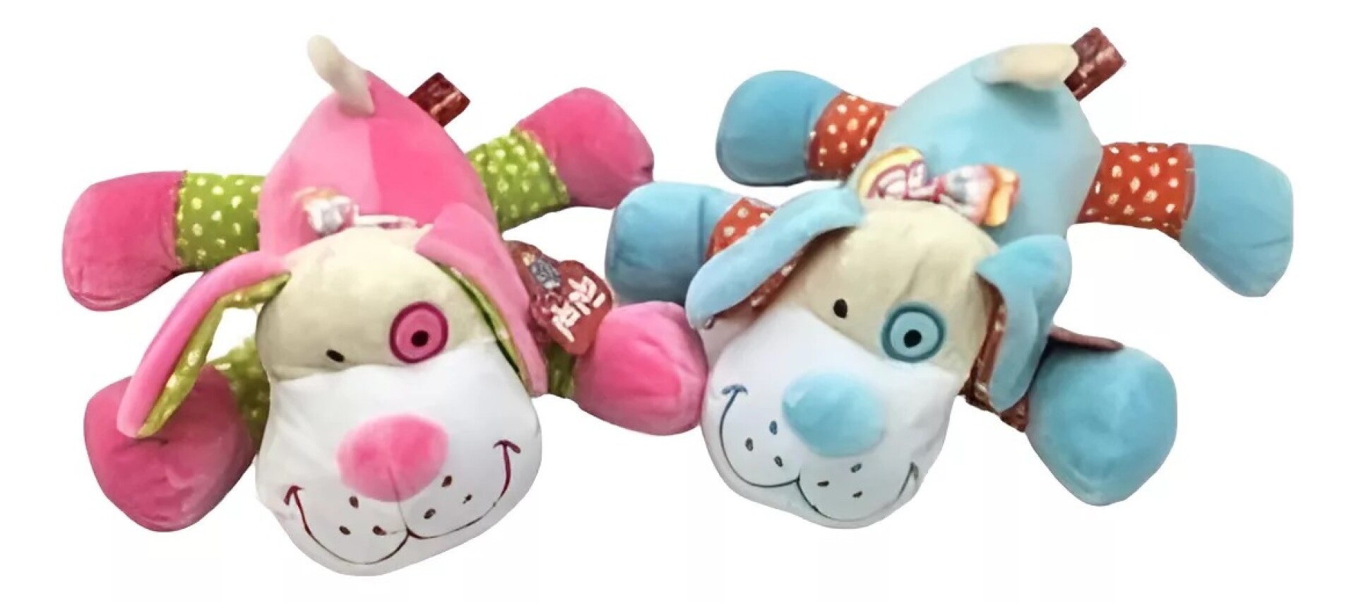 Perro De Peluche Con Sonajero Phi Phi Toys 