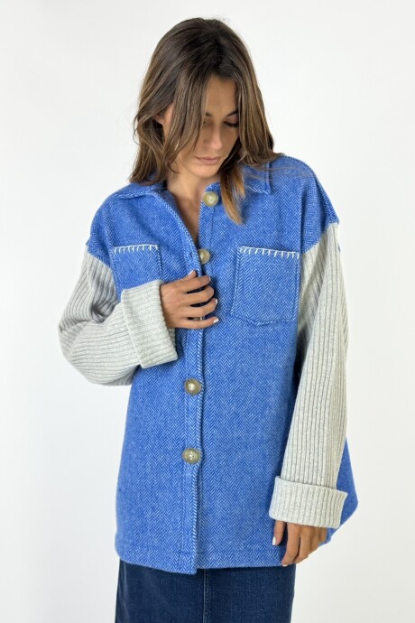 CHAQUETA LIVIA Celeste
