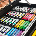 Valija Set Completo 145 Piezas Marcadores Pinturas Pinceles Celeste