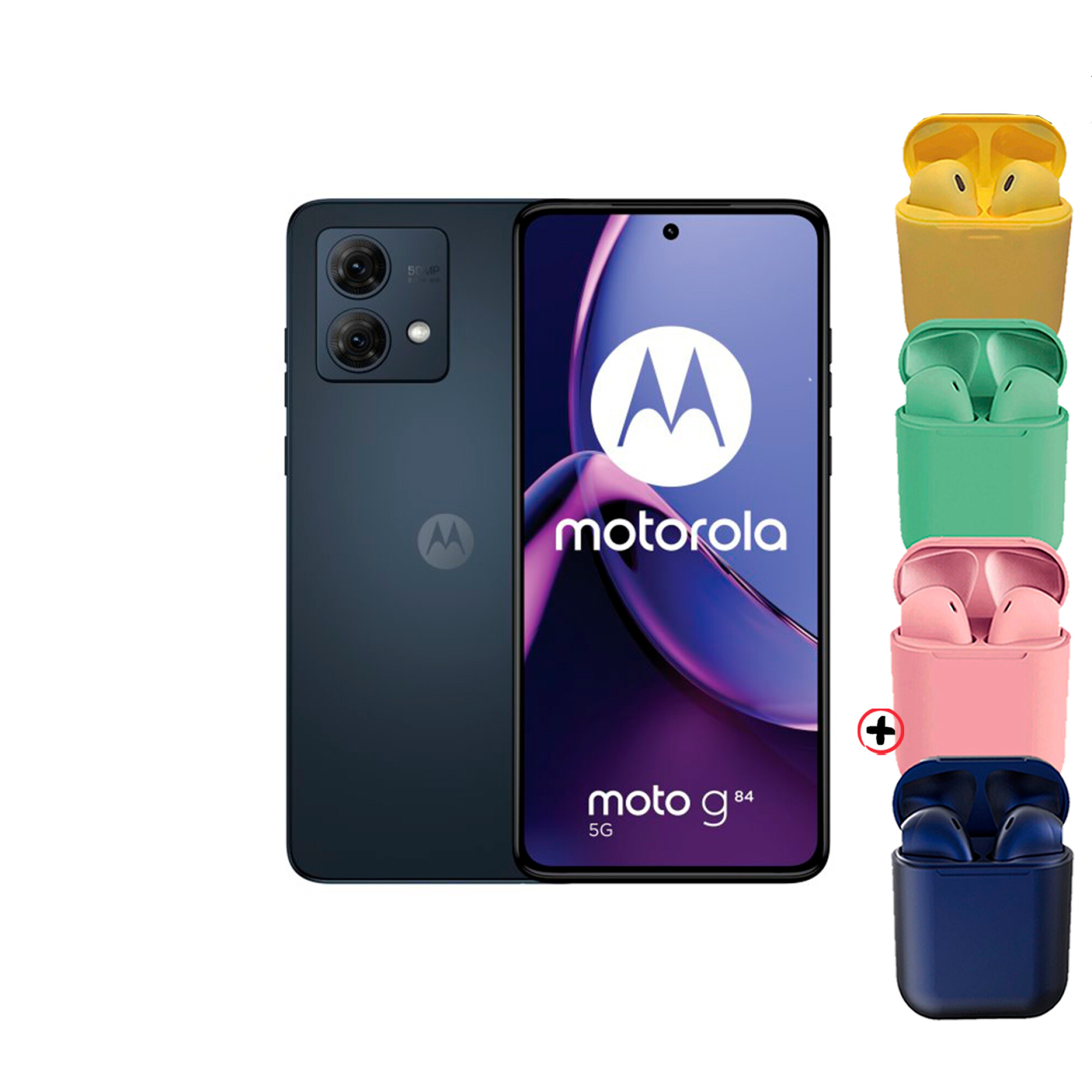 Celular Motorola Moto G84 5g Pantalla Fullhd + Auriculares — Black Dog