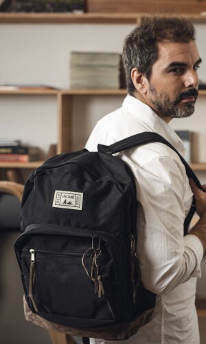 MOCHILA DALLAS TIMES NEGRO