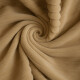 Manta Frazada Polar Suave Invierno 2 plazas Abrigada Beige
