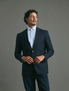 110631 SACO HARRINGTON LABEL Azul Oscuro