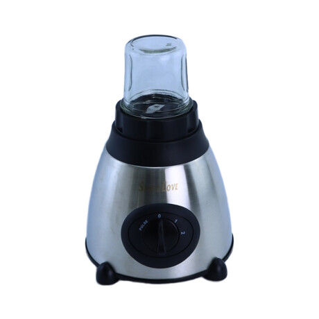 Licuadora Picadora 2 En 1 Vaso Vidrio 1,5L Ac. Inox 2500w Negro