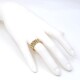 Anillo en oro 18k amarillo, tipo panther 5 hilos Anillo en oro 18k amarillo, tipo panther 5 hilos