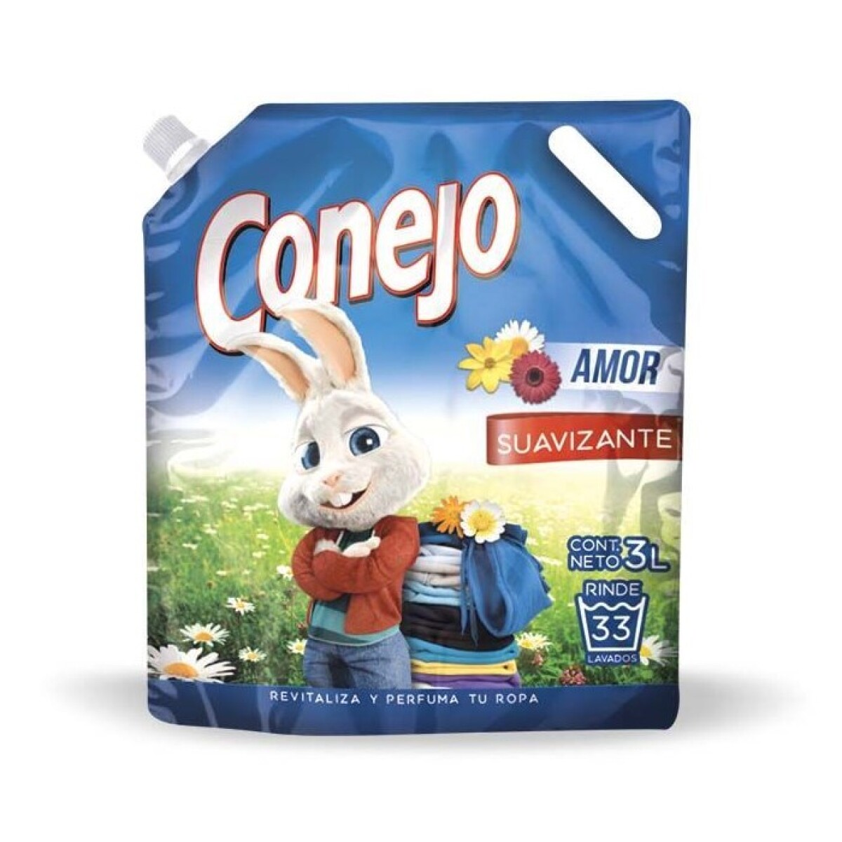 SUAVIZANTE CONEJO AMOR DOYPACK 3LTS 