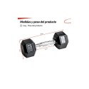 MANCUERNA HEXAGONAL ENGOMADA 6KG NEGRO